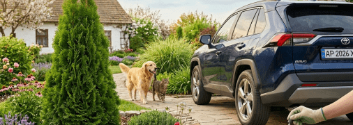 Тварини більше не мітитимуть вашу машину та сад