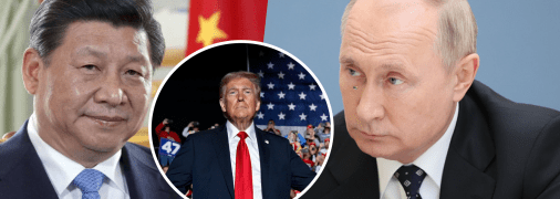 Си Цзиньпинь и Владимир Путин