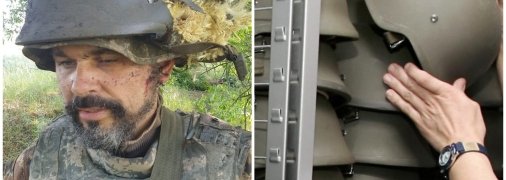 Немецкий шлем спас жизнь воину ВСУ