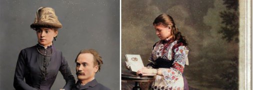 Иван Франко и Ольга Хоружинская