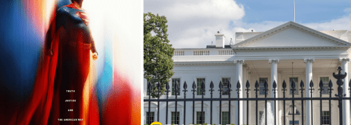 Трампа показали в образе Супермена