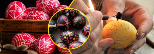 Можно нарисовать на скорлупе что угодно – от точек до солнца или волн