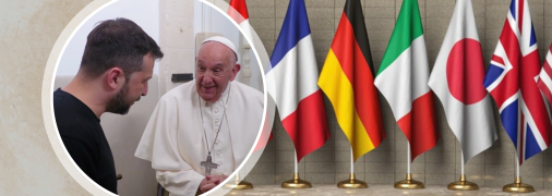 Обсудили ряд важных вопросов: Зеленский встретился с Папой Римским на полях Саммита G7