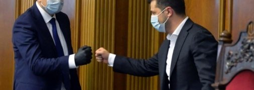 Дмитро Разумков і Володимир Зеленський