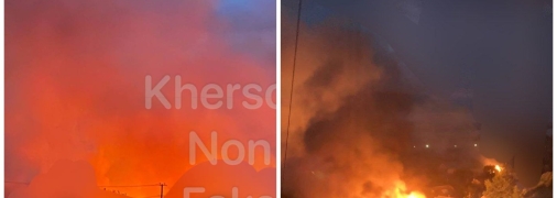 Наслідки обстрілу Херсона