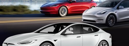 Самые популярные Tesla в нашей стране - Model 3, Model Y и Model X