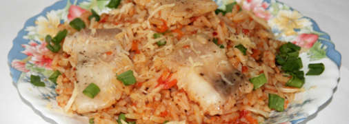 Плов с рыбой