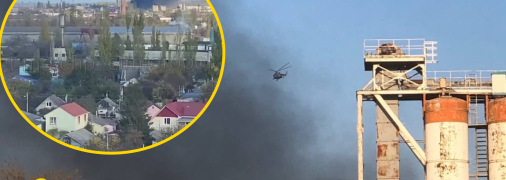 У Криму почалася пожежа після "потужного хлопка": є загроза повторного вибуху (відео)