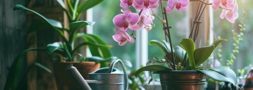 Некоторые методы могут заставить орхидею зацвести (изображение создано с помощью ИИ)