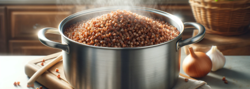 Гречка – це універсальна крупа, яка може бути основою для багатьох страв(фото створене з допомогою ШІ)