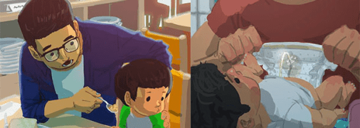 На кого подписаться в Facebook: 20 иллюстраций отца-одиночки о жизни с сыном