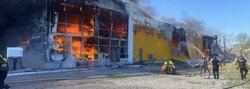 Последствия удара по Кременчугу