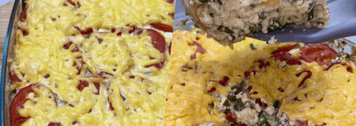 Пиріг зі шпинатом та сиром