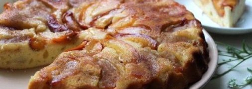 Постный яблочный пирог