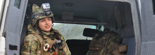 Юлия "Куба" Сидорова участвует в войне с 2014 года