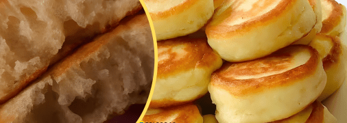 Оладьи на воде и дрожжах