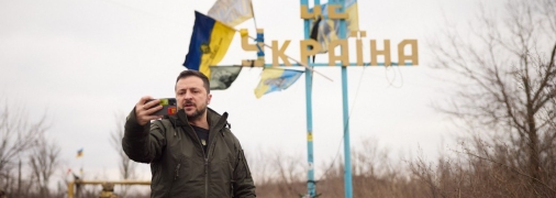 Зеленський був в 2023 році у нині окупованій Авдіївці