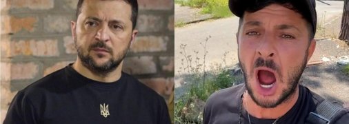 Владимир Зеленский и Луиджи Пискани