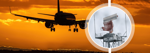 Самолет в небе