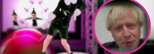 У кліпі "Борис Джонсон" танцює, та ще й не сам