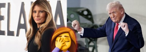 Мелания и Дональд Трамп