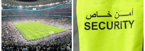 Охоронець упав на стадіоні