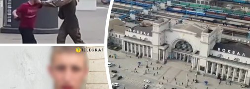 Мужчина в футболке с принтом "Кока Кола" бил людей в Днепре 13.09.2024