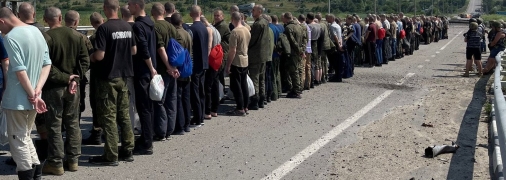 Деякі "Азовці" у полоні настільки схудли від голоду, що в них змінились риси обличчя