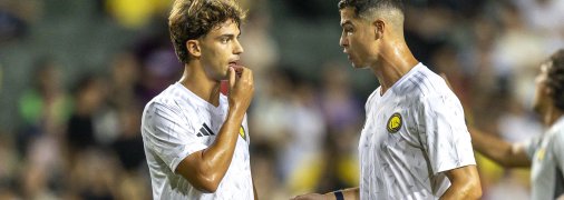 Жоау Фелікс та Кріштіану Роналду