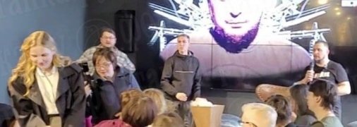 Під час "творчого вечора"