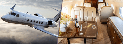 Офіційні фото Gulfstream ззовні та всередині літака
