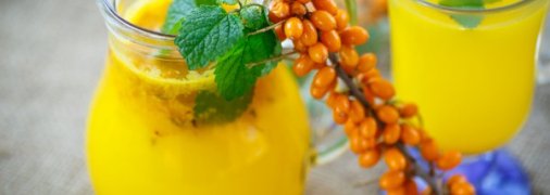 Облепиховый чай с грушей