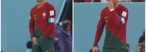 Дістав із трусів — і з’їв: Роналду шокував своєю поведінкою на ЧС-2022