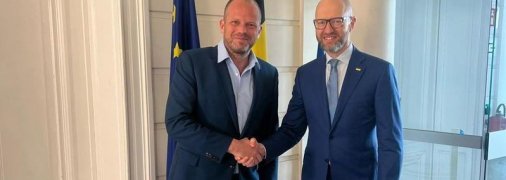 Тео Франкен и Арсений Яценюк