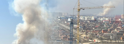 Еще один пожар на территории страны-агрессорки