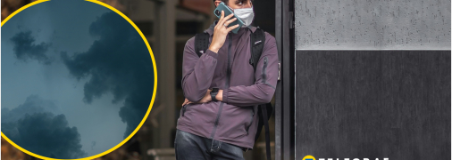 Жители запада Украины жалуются на плохое качество воздуха после обстрела