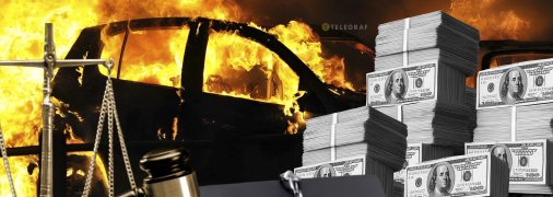 Автомобили сгорели