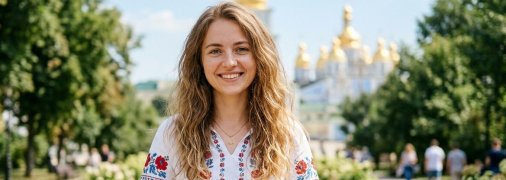 Девушка в Украине