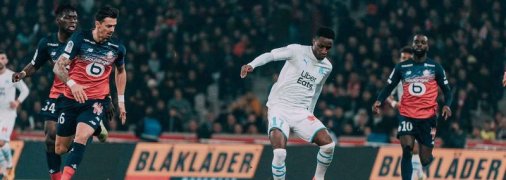 Марсель на выезде обыграл Лилль в матче Лиги 1 (Фото)