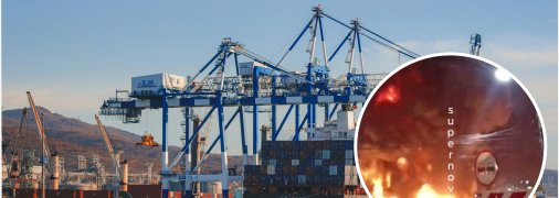 Пожар под Новороссийском