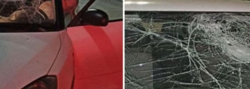 В Киеве пьяный таксист покатал пешехода на капоте и пытался скрыться (видео)