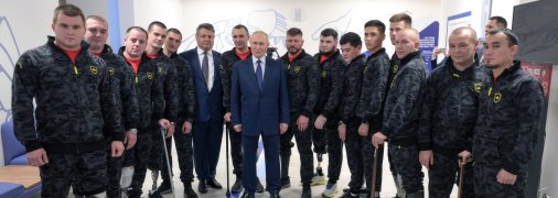 Путін на зустрічі з учасниками так званої "СВО", які залишилися інвалідами
