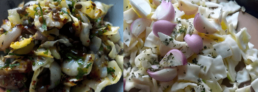 Чечевица с капустой