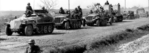 Німецькі війська на марші. Західна Волинь, кінець червня 1941 року