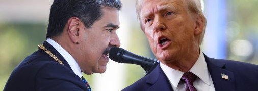 Николас Мадуро и Дональд Трамп