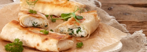 Мясные трубочки из лаваша