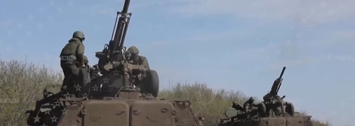 МТЛБ з мінометом Василек