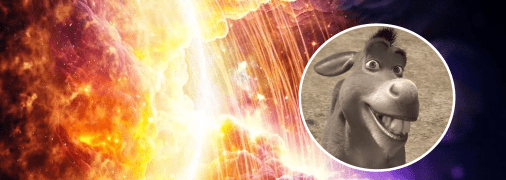 Сонце та віслюк зі "Шрека"