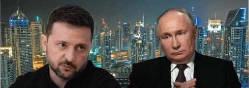 Владимир Зеленский и Владимир Путин