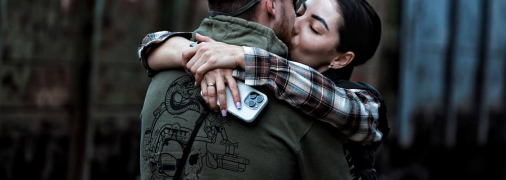 Встреча девушки с парнем-военным в Краматорске